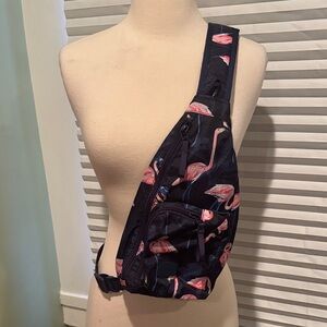 Vera Bradley Blue and Pink Flamingo Backpack